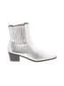 Lulus 100% Synthetic Silver Ankle Boots Size 11 - photo 1