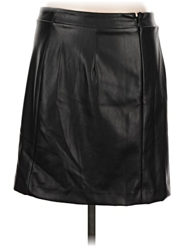 Ann Taylor LOFT Faux Leather Skirt (view 2)