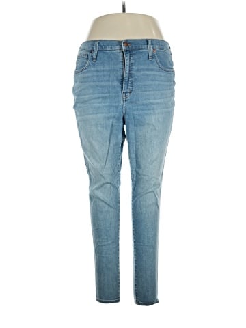 Madewell Tall 10" High-Rise Skinny Crop Jeans in Carlton Wash (view 1)