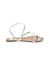 Arezzo Silver Sandals Size 9 1/2 - photo 1