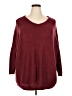 Just Fab Burgundy Pullover Sweater Size 2X - photo 1