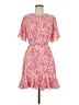 CeCe 100% Polyester Floral Pink Cocktail Dress Size M - photo 1