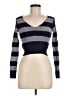 Subdued Stripes Gray Pullover Sweater Size M - photo 1