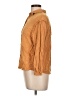 Cato 100% Rayon Tan 3/4 Sleeve Button-Down Shirt Size L - photo 5
