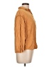 Cato 100% Rayon Tan 3/4 Sleeve Button-Down Shirt Size L - photo 4