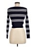 Subdued Stripes Gray Pullover Sweater Size M - photo 2