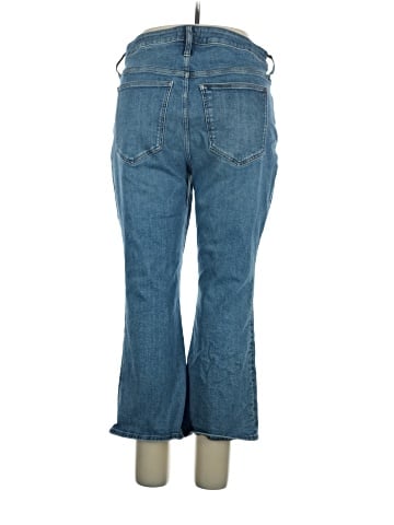 Madewell Plus Kick Out Crop Jeans in Oneida Wash (view 2)