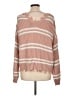 rue21 100% Acrylic Stripes Pink Pullover Sweater Size L - photo 2