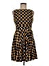 Donna Morgan Polka Dots Yellow Casual Dress Size 6 - photo 1