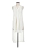 HD in Paris Ivory Sleeveless Button-Down Shirt Size XS - photo 1