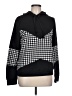 Shein Houndstooth Black Pullover Hoodie Size L - photo 1