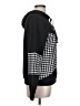 Shein Houndstooth Black Pullover Hoodie Size L - photo 4