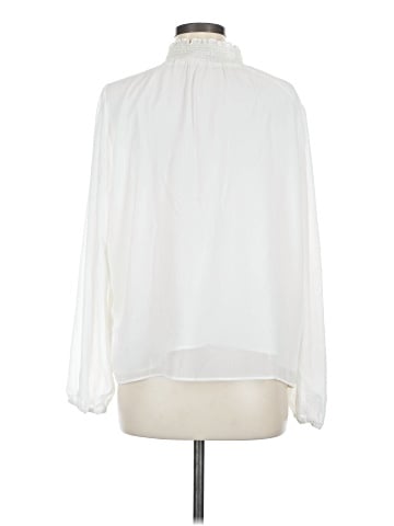 J.Crew Factory Store Long Sleeve Blouse (view 2)
