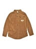 Gymboree 100% Cotton Brown Long Sleeve Button-Down Shirt Size 10 - photo 1