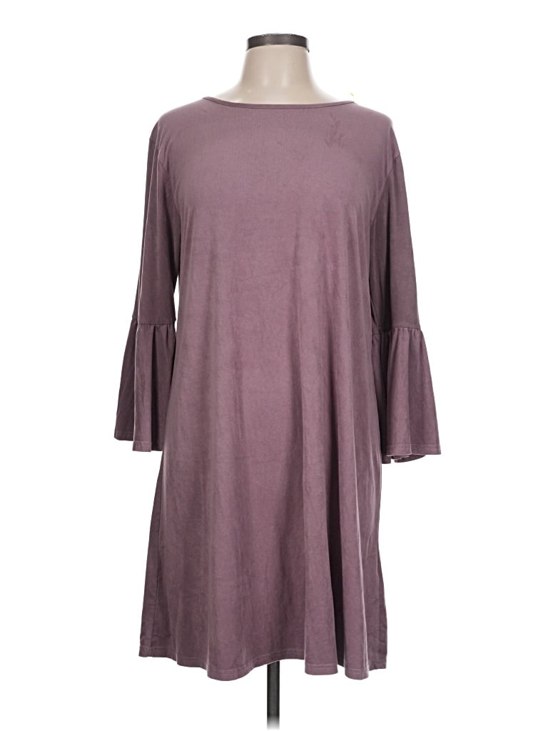 Pre-owned Simply Southern Casual Dress In Gray