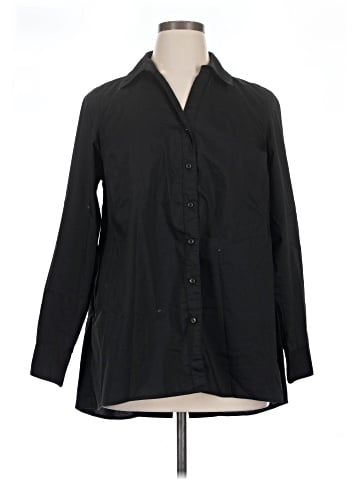 Lane Bryant Long Sleeve Button-Down Shirt (view 1)