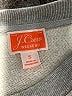 Weekend 100% Cotton Gray Sweatshirt Size S - photo 7