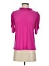 CeCe Pink Short Sleeve Turtleneck Size S - photo 1