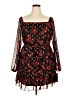 City Studio 100% Polyester Hearts Red Cocktail Dress Size XXL - photo 1