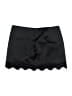 Zara 100% Polyester Solid Black Skort Size L - photo 2