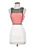 Bebe Pink White Active Tank Size XS - photo 1