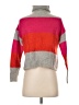 Cliche Color Block Gray Turtleneck Sweater Size S - photo 2