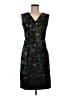 Erdem Graphic Black Cocktail Dress Size 8 - photo 1