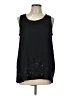 Simply Vera Vera Wang 100% Polyester Black Sleeveless Top Size L - photo 1