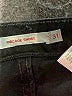 Levi's Hearts Black Denim Shorts Size 31 waist - photo 3