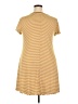 SO Stripes Yellow Casual Dress Size XXL - photo 2