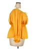 River Island Yellow 3/4 Sleeve Blouse Size 18 - photo 4