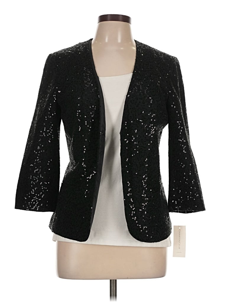Charter Club Blazer Jacket In Black