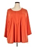 Ruby Rd. Orange 3/4 Sleeve Blouse Size 2X - photo 1