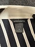 Moda International Stripes Black Long Sleeve Blouse Size M - photo 7