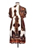 Cristinalove Paisley Ivory Casual Dress Size XL - photo 2