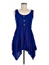 Misope Solid Blue Casual Dress Size M - photo 1