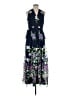 JS Collections Floral Blue Casual Dress Size 6 - photo 1