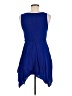 Misope Solid Blue Casual Dress Size M - photo 2
