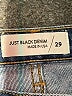 Just Black Hearts Blue Jeans Size 29 waist - photo 3