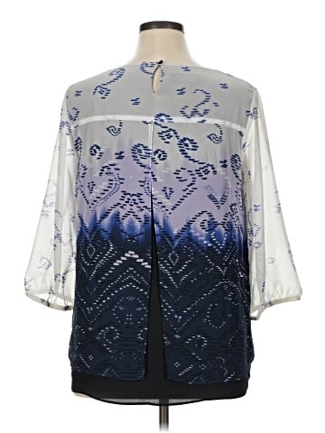 AB Studio 3/4 Sleeve Blouse (view 2)