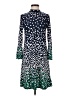Neiman Marcus Polka Dots Green Casual Dress Size S - photo 1