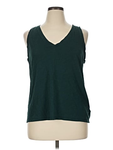 Madewell Whisper Cotton V-Neck Tank (view 1)