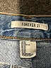 Forever 21 100% Cotton Hearts Blue Jeans Size 25 waist - photo 7
