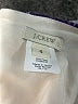 J.Crew Tropical Floral Multi Color White Cocktail Dress Size 4 - photo 7