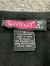 Say What? 100% Viscose Black Short Sleeve Top Size S - photo 7