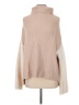 Miracle Color Block Tan Turtleneck Sweater Size S - photo 1