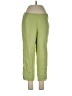 Unbranded 100% Linen Solid Green Linen Pants Size 6 - photo 1