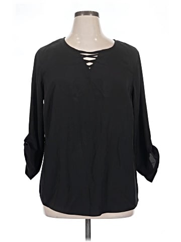 Faded Glory 3/4 Sleeve Blouse (view 1)