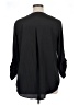 Faded Glory 100% Polyester Black 3/4 Sleeve Blouse Size 1X - photo 2