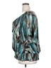 New Directions 100% Polyester Teal Short Sleeve Blouse Size 2X - photo 5